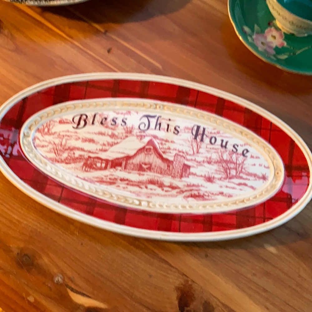 Fritz and Floyd bless this house dish farm style